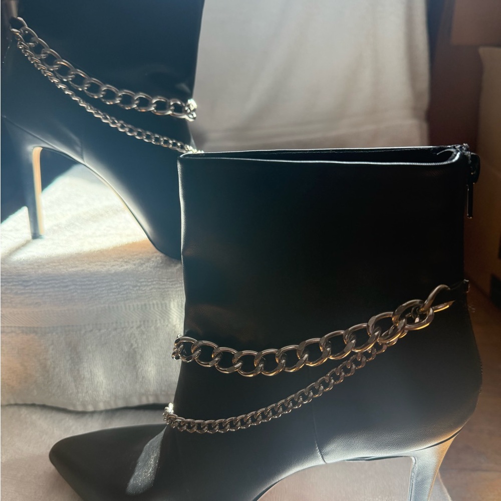 BCBG Black Ankle Boots
